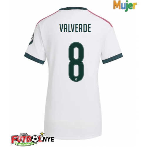 Camiseta Real Madrid Federico Valverde #8 Primera Equipación para mujer 2026-27 manga corta